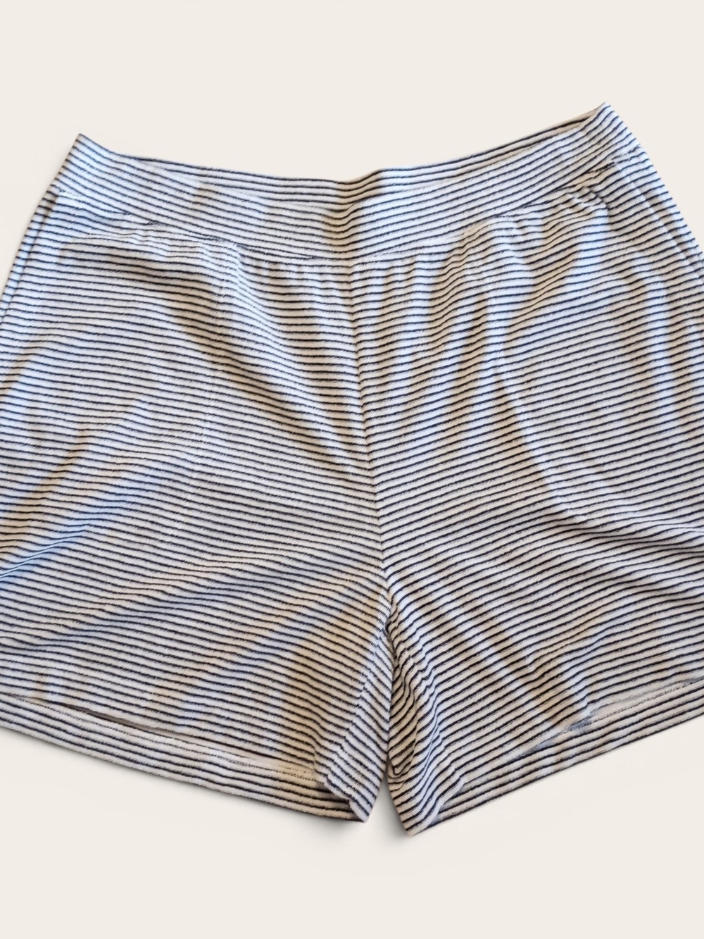 J.Jill Women's Striped Terry Cloth Shorts XL
